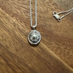 Custom Koopa Shell Sterling Silver Pendant Necklace